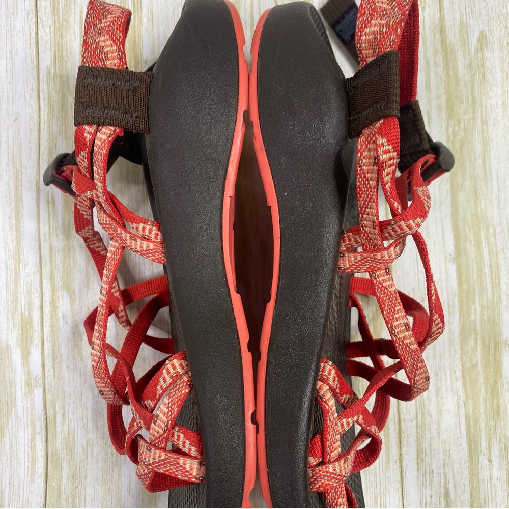 Chaco ZX/2 Classic Sandals in Red Orange - Picture 7 of 11